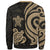 Fiji Sweater - Gold Tentacle Turtle Crest - Polynesian Pride