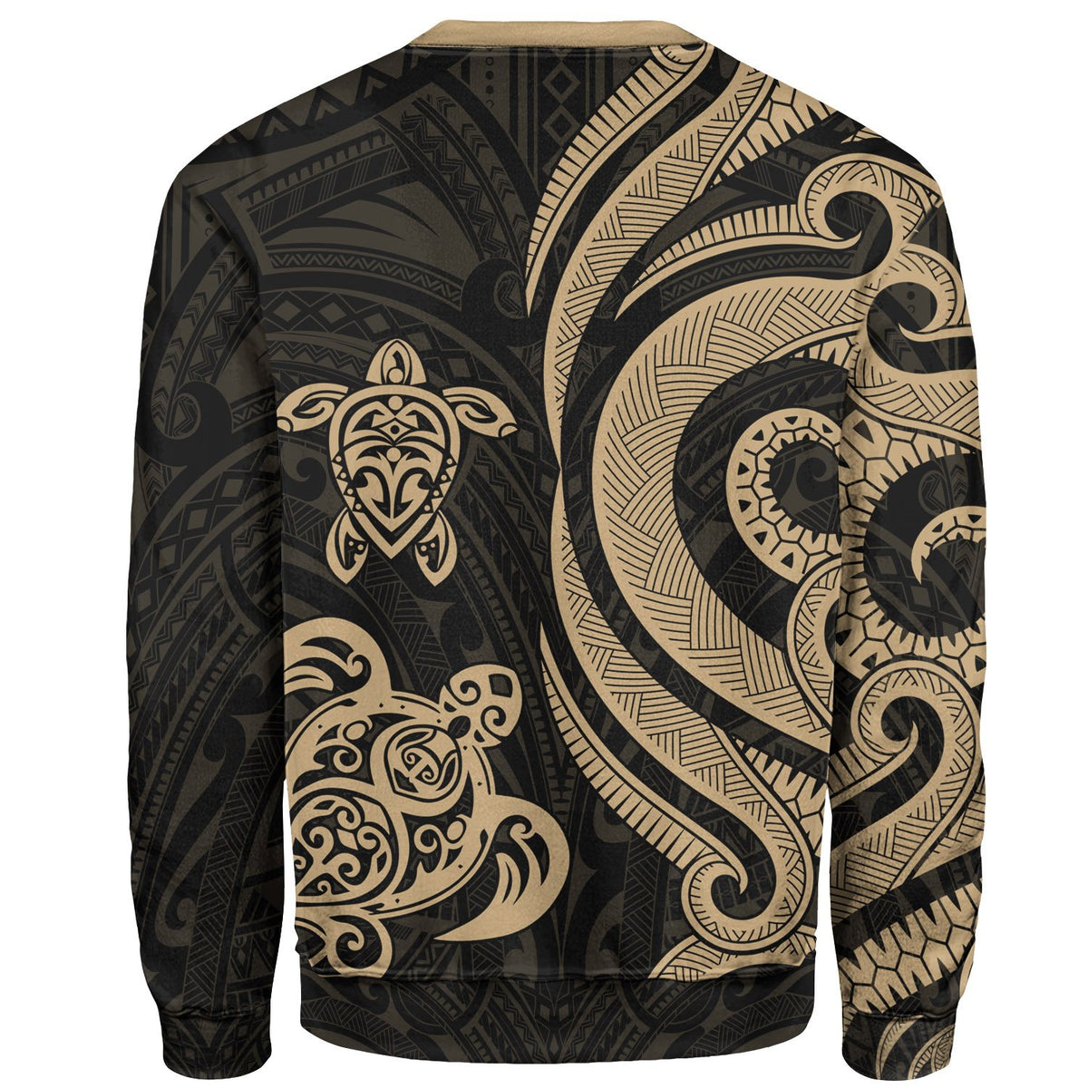 Tahiti Sweater - Gold Tentacle Turtle - Polynesian Pride