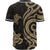 New Caledonia Baseball Shirt - Gold Tentacle Turtle - Polynesian Pride