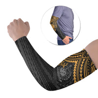 Samoa Arm Sleeve (Set of Two) - Polynesian Turtle Set of 2 Golden - Polynesian Pride
