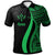 Kosrae Polo Shirt Green Polynesian Tentacle Tribal Pattern Unisex Green - Polynesian Pride