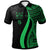 Fiji Polo Shirt Green Polynesian Tentacle Tribal Pattern Crest Unisex Green - Polynesian Pride