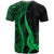 Pohnpei T Shirt Green Micronesian Tentacle Tribal Pattern - Polynesian Pride