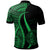 Palau Polo Shirt Green Polynesian Tentacle Tribal Pattern - Polynesian Pride