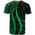 Chuuk Custom T Shirt Green Micronesian Tentacle Tribal Pattern - Polynesian Pride