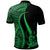 Vanuatu Custom Polo Shirt Green Polynesian Tentacle Tribal Pattern - Polynesian Pride