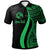 Tonga Custom Polo Shirt Green Polynesian Tentacle Tribal Pattern Unisex Green - Polynesian Pride