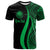 Federated States of Micronesia Custom T Shirt Green Micronesian Tentacle Tribal Pattern Unisex GREEN - Polynesian Pride