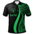 Niue Custom Polo Shirt Green Polynesian Tentacle Tribal Pattern Unisex Green - Polynesian Pride