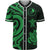 Yap Baseball Shirt - Green Tentacle Turtle Unisex Green - Polynesian Pride