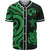 Tonga Baseball Shirt - Green Tentacle Turtle Unisex Green - Polynesian Pride