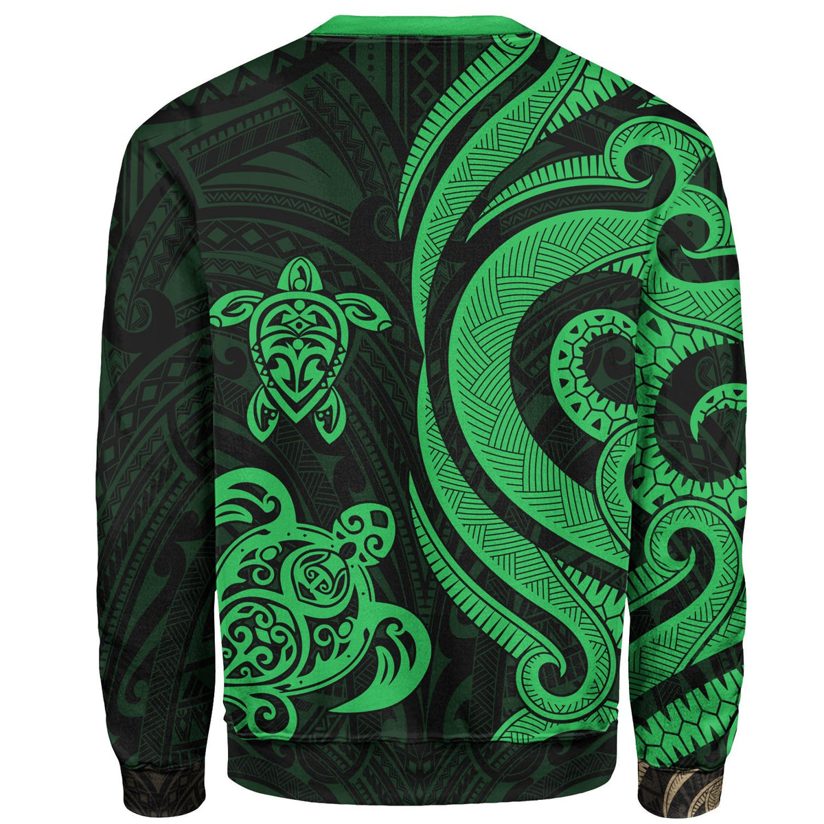 Pohnpei Sweater - Green Tentacle Turtle - Polynesian Pride