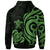 American Samoa Hoodie Green Tentacle Turtle - Polynesian Pride