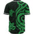 Nauru Baseball Shirt - Green Tentacle Turtle - Polynesian Pride