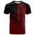 Guam T Shirt Red Color Symmetry Style Unisex Black - Polynesian Pride