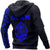 Guam Hoodie Guam Coat of Arms Polynesian Tattoo Style Special BLue - Polynesian Pride