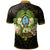 Guam Polo Shirt Polynesian Gold Patterns Collection - Polynesian Pride