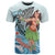 Guam T Shirt Polynesian Girls With Shark Unisex Black - Polynesian Pride