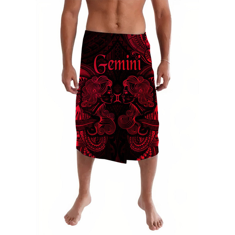 Gemini Zodiac Polynesian Lavalava Unique Style Red LT8 Red - Polynesian Pride