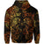 Custom Gemini Zodiac Polynesian Zip Hoodie Unique Style Gold LT8 - Polynesian Pride