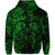 Custom Gemini Zodiac Polynesian Zip Hoodie Unique Style Green LT8 - Polynesian Pride