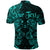 Custom Gemini Zodiac Polynesian Polo Shirt Unique Style Turquoise LT8 - Polynesian Pride