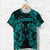 Custom Gemini Zodiac Polynesian T Shirt Unique Style Turquoise LT8 - Polynesian Pride