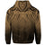 Hawaii Polynesian Kanaka Map Eruption Hoodie Zip Roman Style Gold - Polynesian Pride
