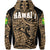 Polynesian Kanaka Maoli Hawaii Zip Hoodie Gold Gel Style - Polynesian Pride