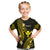 Custom Hawaii T Shirt Gold Polynesian Line Style LT9 Kid Gold - Polynesian Pride