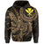 Hawaii Hoodie Zip Polynesian Kanaka Map Hawaiian Hoodie Zip Gold TT Style - Polynesian Pride