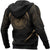 Hawaii Polynesian Zipper Hoodie Gold The Face Style - Polynesian Pride