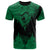 Hawaii Polynesian Warrior Ikaika T Shirt Benjamin Style Green - Polynesian Pride