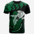 Hawaii Polynesian Aumakua Hammerhead Shark T Shirt Cloud Style Green - Polynesian Pride