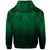 Hawaii Polynesian Kanaka Map Eruption Hoodie Zip Roman Style Green - Polynesian Pride