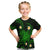 Custom Hawaii T Shirt Hawaiian Turtle Plumeria Mixed Polynesian Green Style LT9 Kid Green - Polynesian Pride