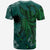 Nauru T Shirt Polynesian Phoenix Bird, Fairytales Bird Green - Polynesian Pride