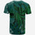 Samoa T Shirt Polynesian Phoenix Bird, Fairytales Bird Green - Polynesian Pride