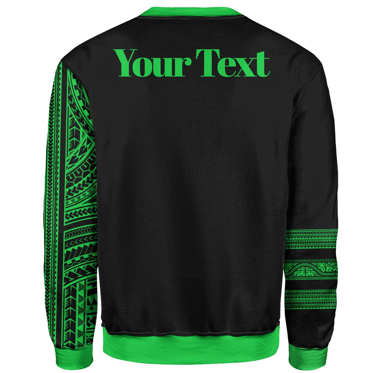 Hawaii Sweatshirt - Custom Personalised Kanaka Maoli Simple Style Green Color - Polynesian Pride
