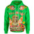 Hawaii Hoodie loha Hawaii Tiki Statue(Green) Unisex Green - Polynesian Pride