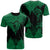 Hawaii Polynesian Warrior Ikaika T Shirt Benjamin Style Green Unisex Green - Polynesian Pride