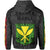 Polynesian Kanaka Flag Kanaka Maoli Hawaii Zip Hoodie Grey - Polynesian Pride