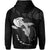 Hawaii Polynesian Aumakua Hammerhead Shark Hoodie Zip Cloud Style Grey - Polynesian Pride
