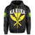 Polynesian Kanaka Maoli Hawaii Zip Hoodie Grey Gel Style - Polynesian Pride