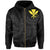 Hawaii Hoodie Zip Polynesian Kanaka Map Hawaiian Hoodie Zip Grey TT Style - Polynesian Pride