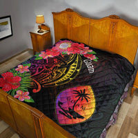 Guam Premium Quilt - Tropical Hippie Style - Polynesian Pride