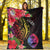 Guam Premium Blanket - Tropical Hippie Style - Polynesian Pride