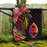 Guam Premium Quilt - Tropical Hippie Style - Polynesian Pride