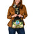 Guam Shoulder Handbag - Polynesian Gold Patterns Collection - Polynesian Pride