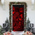 Guam Door Cover Turtle Hibiscus Red - Polynesian Pride